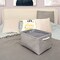 TheWarmHome Storage Bins for Shelves - 11.8x7.9x5.2 inch Grey Small Storage Baskets for Organizing, Fabric Storage Cubes Closet Organizer for Home Nursery Baby Toy Gift Laundry Organization Decorative (Gray)